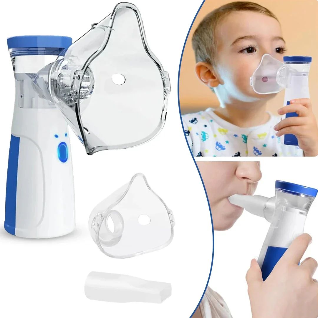Portable Mesh Nebulizer - Battery & Plug-In | Adults, Kids